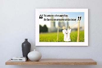 White A4 Wooden Photo Picture Frame Poster Certificate Frames
